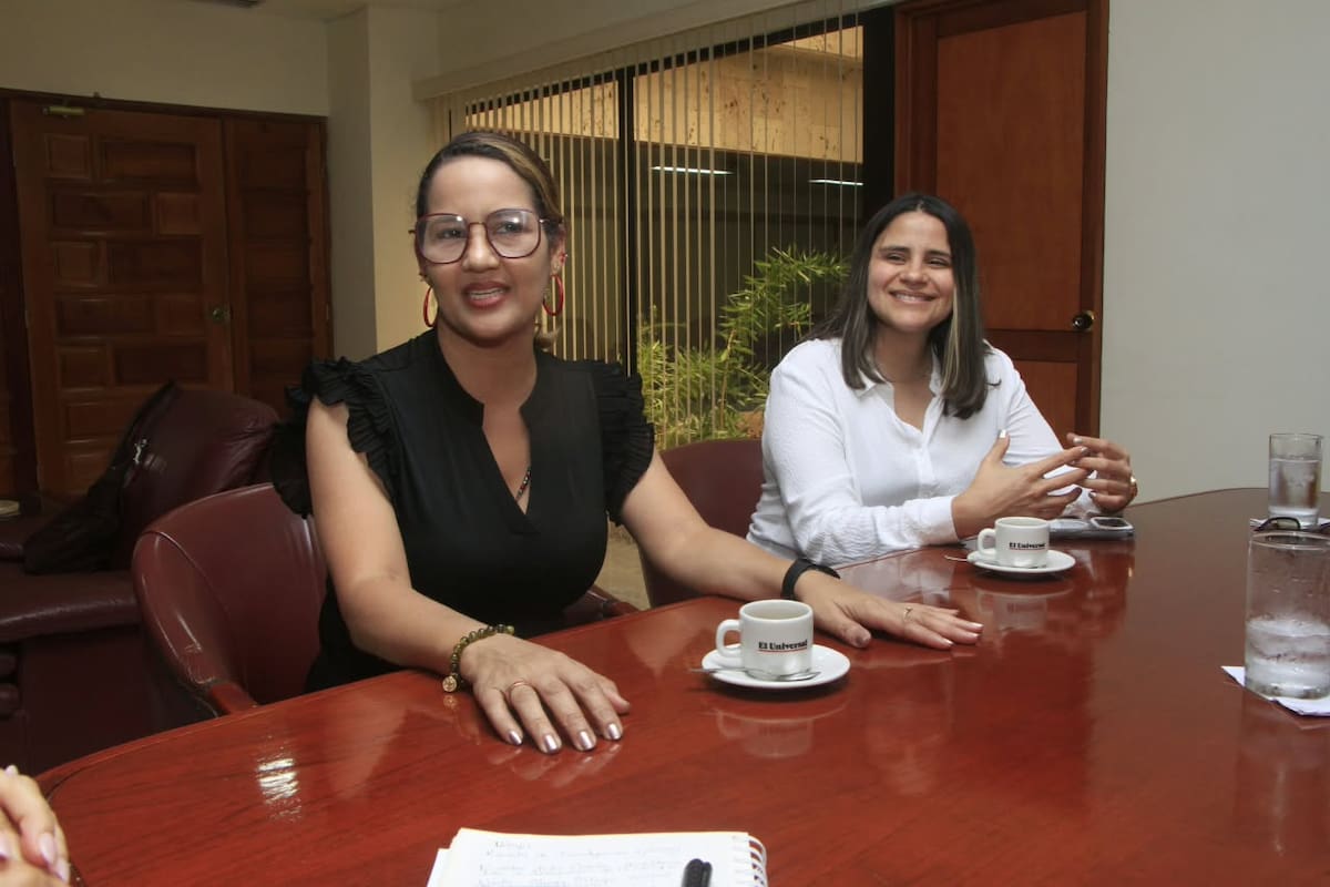 Emilia Polo Carrillo, directora de Investigación e Innovación y Neda Álvarez Ortega, vicerrectora de Investigación y Extensión de Umayor. // Julio Castaño - El Universal
