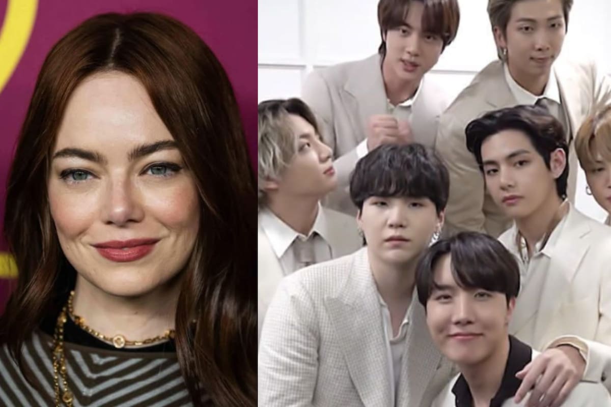 Emma Stone confiesa su amor por BTS y sueña con verlos en su gira mundial