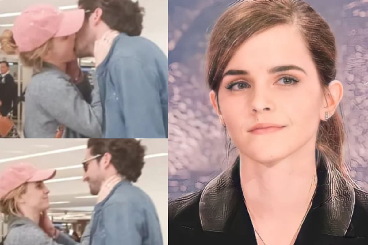 ¿Romance confirmado? Emma Watson y el ex de Belinda fueron captados besándose