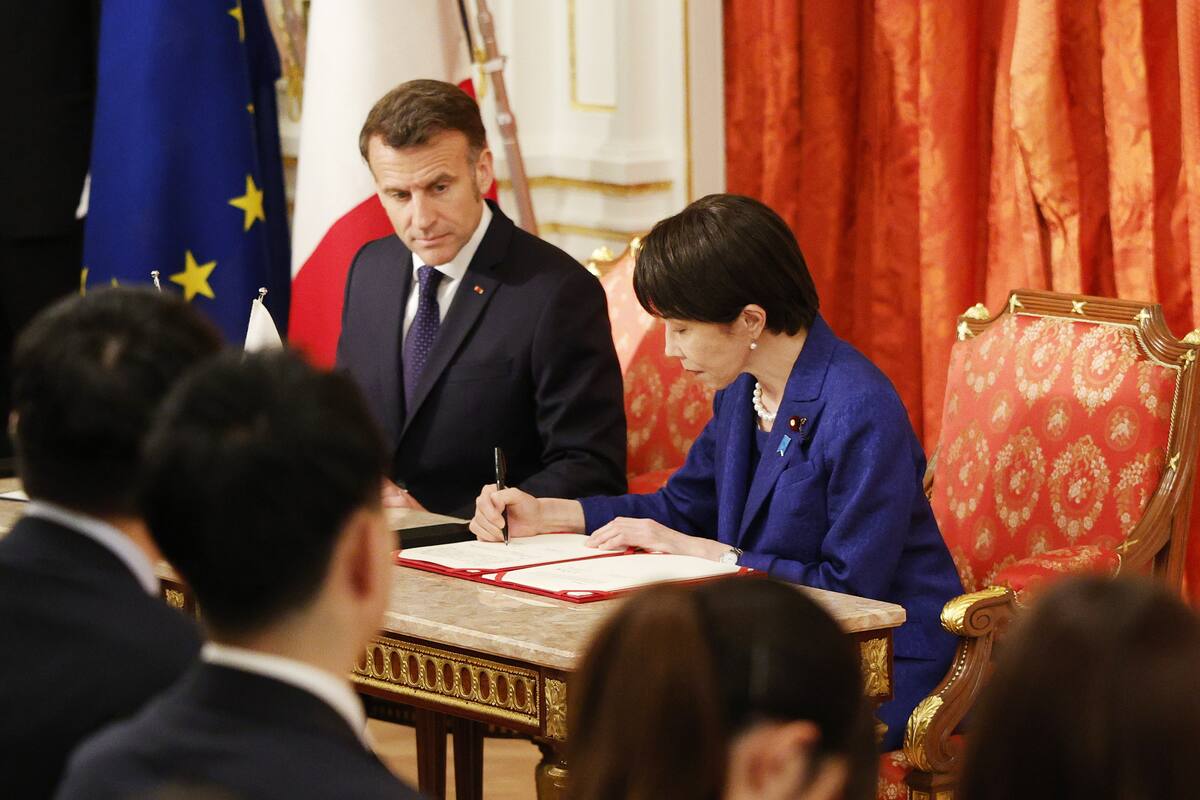 Japón y Francia sellan alianza nuclear tras visita de Macron a Tokio