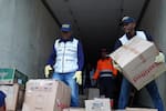 Embarcan primer lote de ayuda humanitaria para Venezuela desde Cartagena