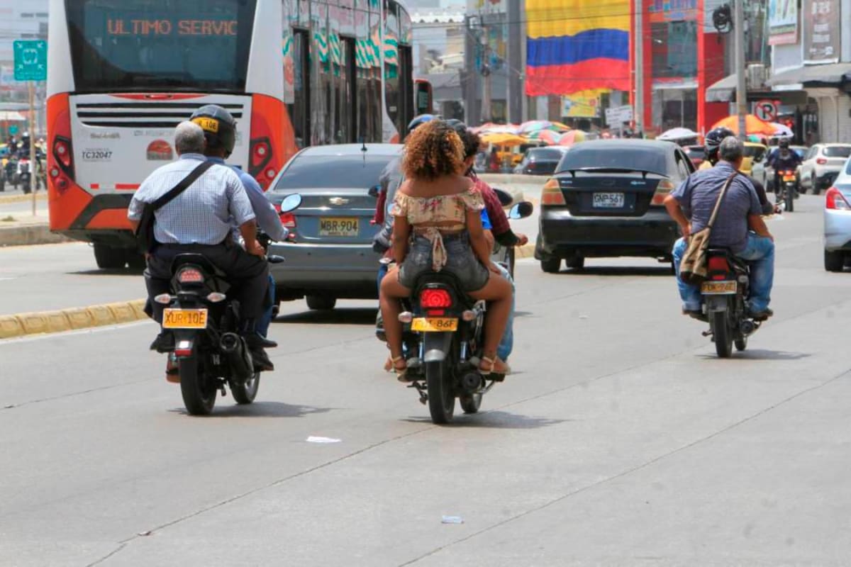 Uso del casco en motocicletas, algo que sigue pendiente en Cartagena