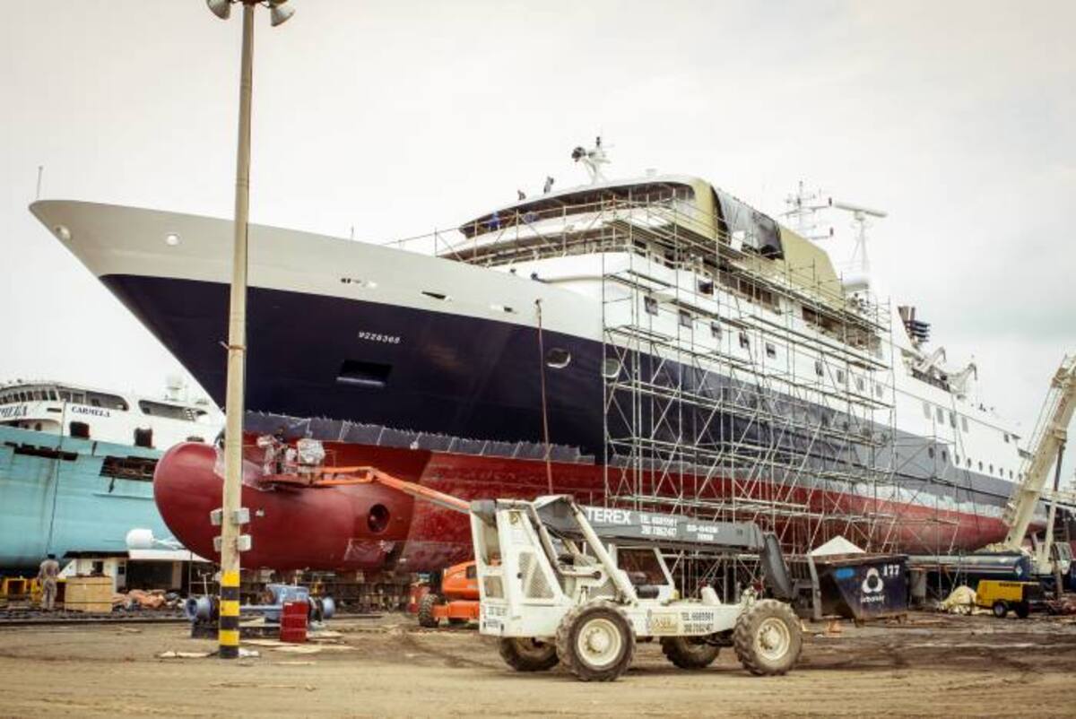 Cotecmar terminó la reparación y remodelación del Xpedition, crucero perteneciente a la línea Celebrity Cruises. CORTESÍA