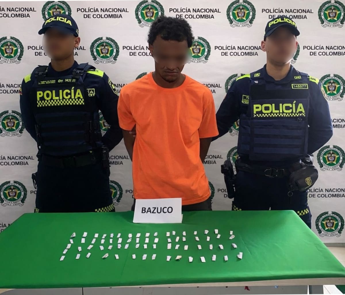 En el barrio Chino, la rápida reacción de las patrullas permitió la captura de alias ‘Kevin’, de 34 años.