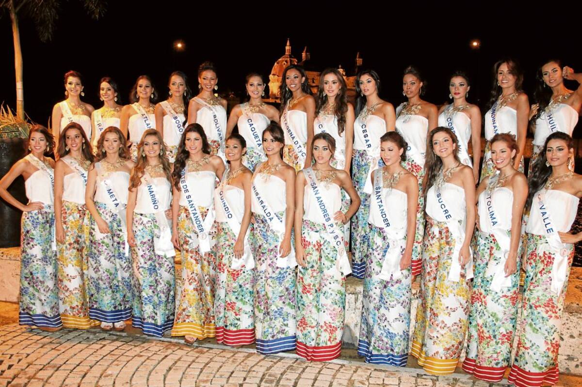 Las 25 candidatas al título Señorita Colombia.