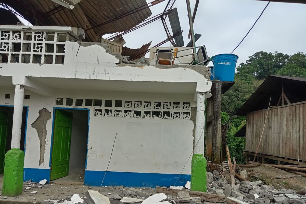 Gobernadora del Chocó se pronuncia sobre los daños que causó el terremoto