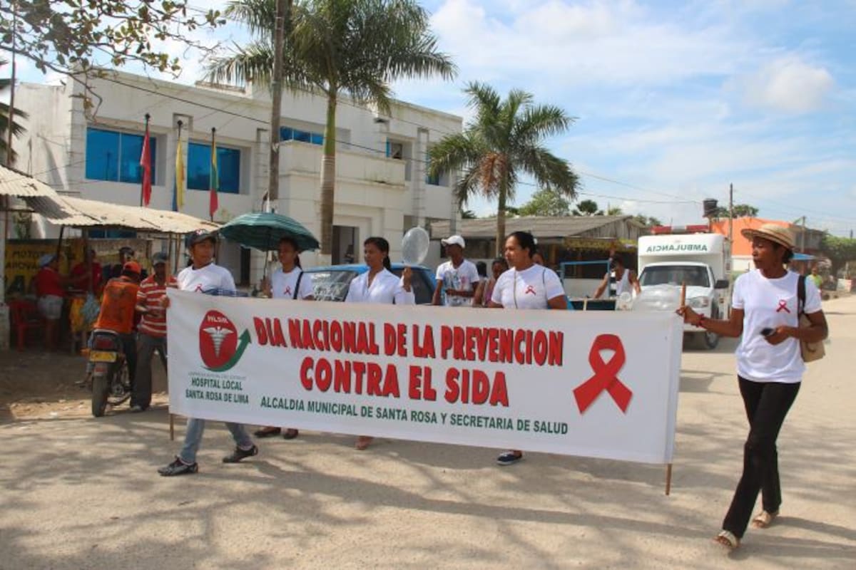 En Santa Rosa y Villanueva marcharon en el Día Mundial Contra el VIH Sida