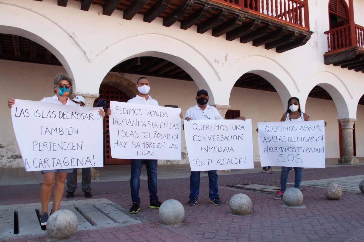 Habitantes de la zona insular de Cartagena piden reactivación a la Alcaldía