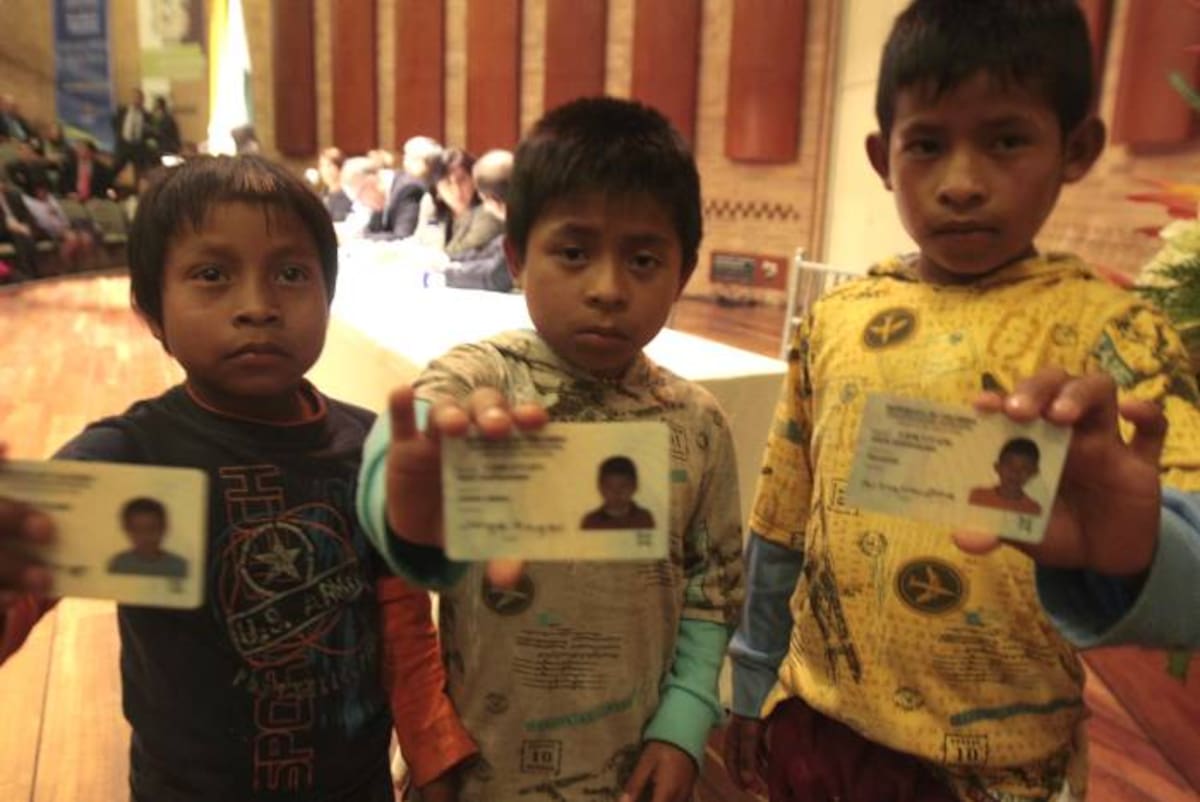 La tarjeta de identidad biométrica había sido implementada para los menores de 14 a 17 años desde el 2008. COLPRENSA