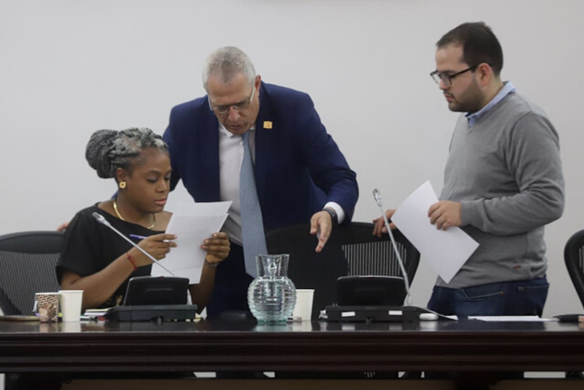 En la Comisión Primera del Senado de la República continúa el debate por la reforma a la educación en presencia de la Ministra de Educación Aurora Vergara. (Colprensa - Lina Gasca)