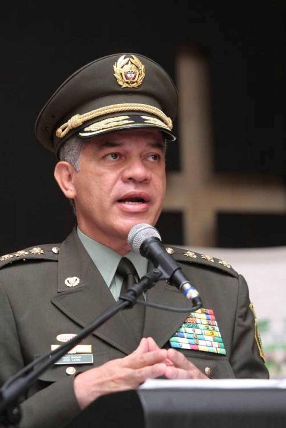 José León Riaño, director de la Policía Nacional. Archivo