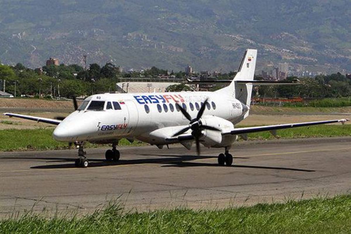 Avión de 'EasyFly'. //Archivo Colprensa