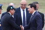Así recibió el alcalde Char al secretario de Estado Marco Rubio a su arribo a Barranquilla