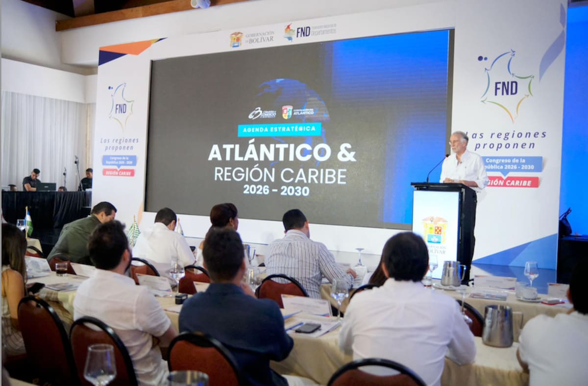 Aspecto del encuentro en la ciudad de Cartagena entre los gobernadores de Colombia y los miembros del Congreso elegidos recientemente.//Cortesía Gobernación del Atlántico.