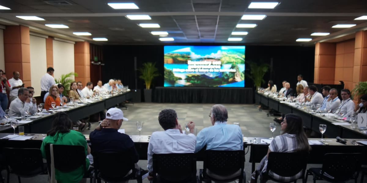 Aspecto general del Encuentro de Gobernadores en el XV Congreso Colombia Genera, realizado en Cartagena.//Cortesía Gobernación del Atlántico.
