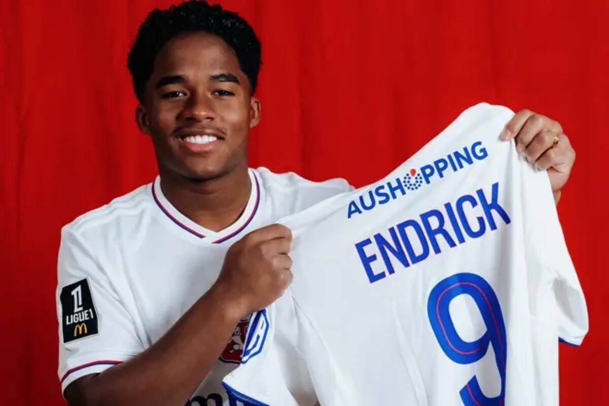 Endrick llega cedido al Lyon con la mira en volver a la selección
