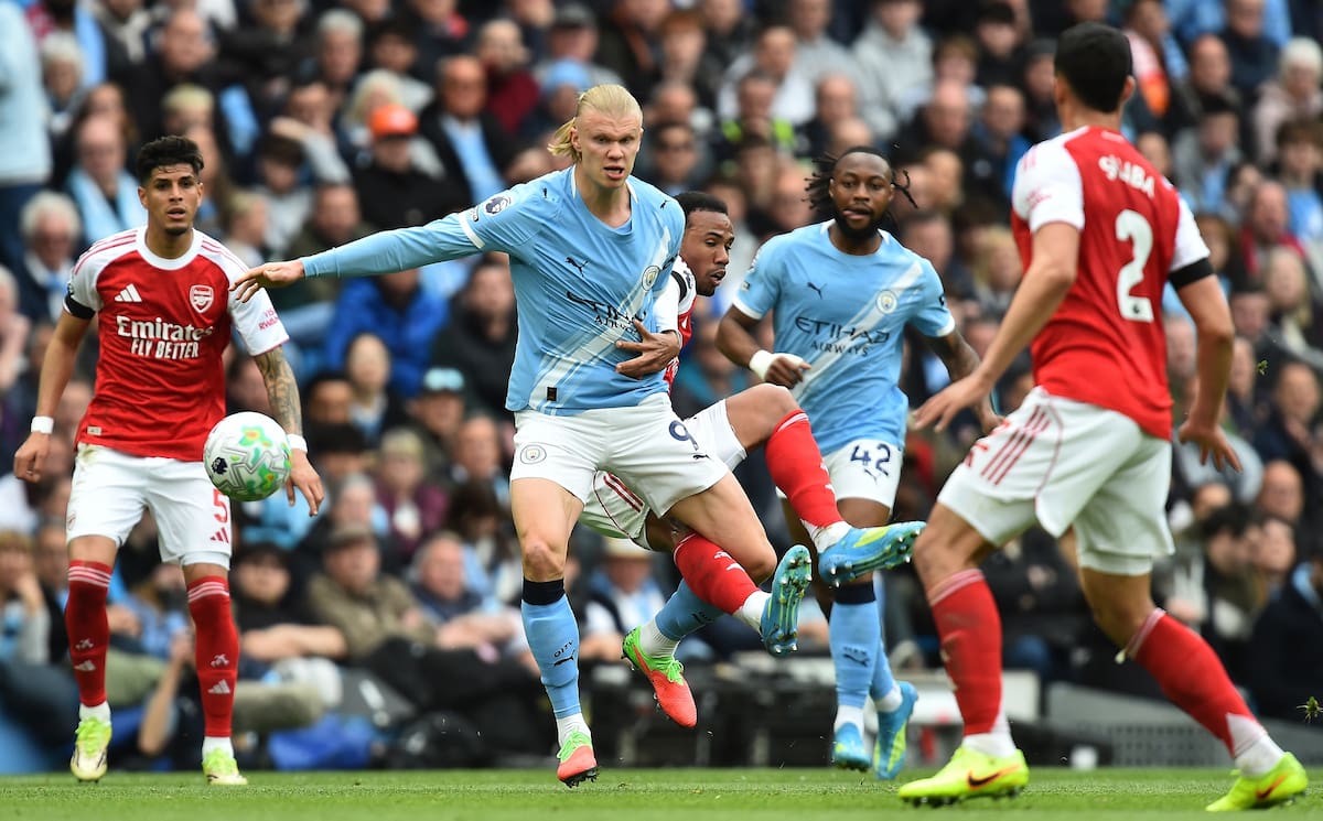 Erling Haaland renovó contrato con Manchester City en 2025. //Foto, EFE: PETER POWELL