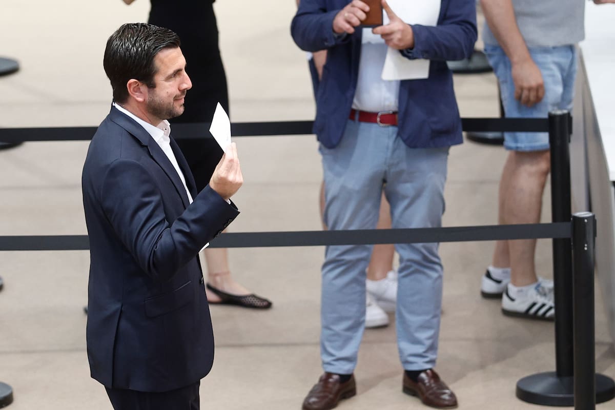 Enrique Riquelme fue el otro candidato a la presidencia de Real Madrid. //Foto, EFE: Rodrigo Jiménez