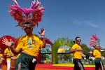 Carnaval de Barranquilla llenó de alegría el primer ensayo en el Makondo Park de Shakira