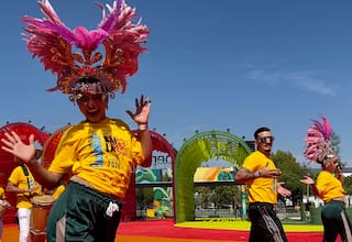 Carnaval de Barranquilla llenó de alegría el primer ensayo en el Makondo Park de Shakira
