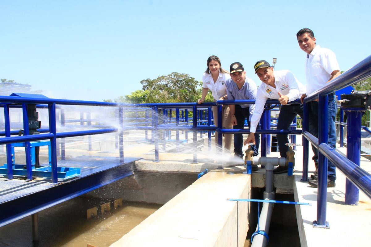 Turbaco y Arjona estrenan planta de agua que bombeará las 24 horas
