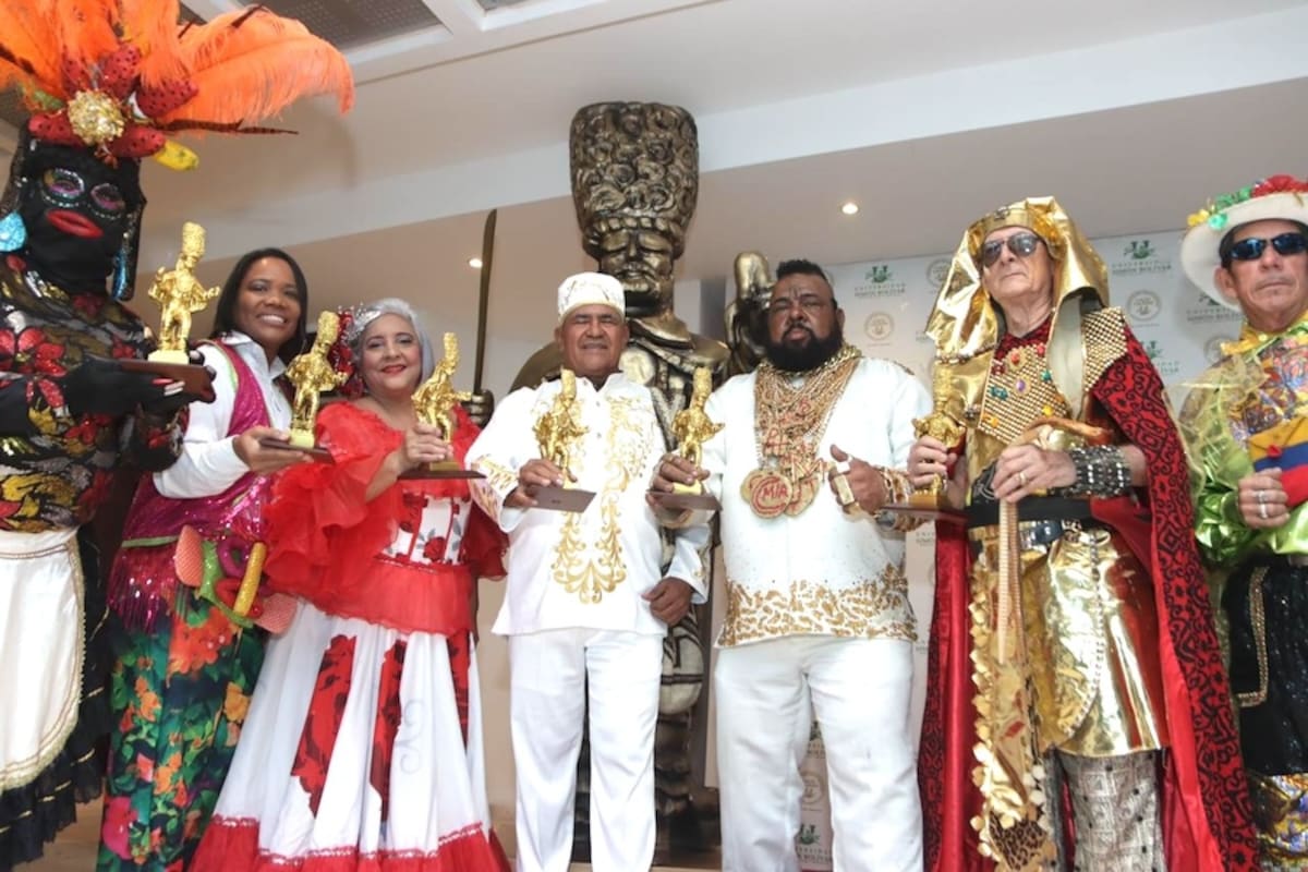 Congos de Oro exaltan el talento de hacedores del Carnaval de Barranquilla
