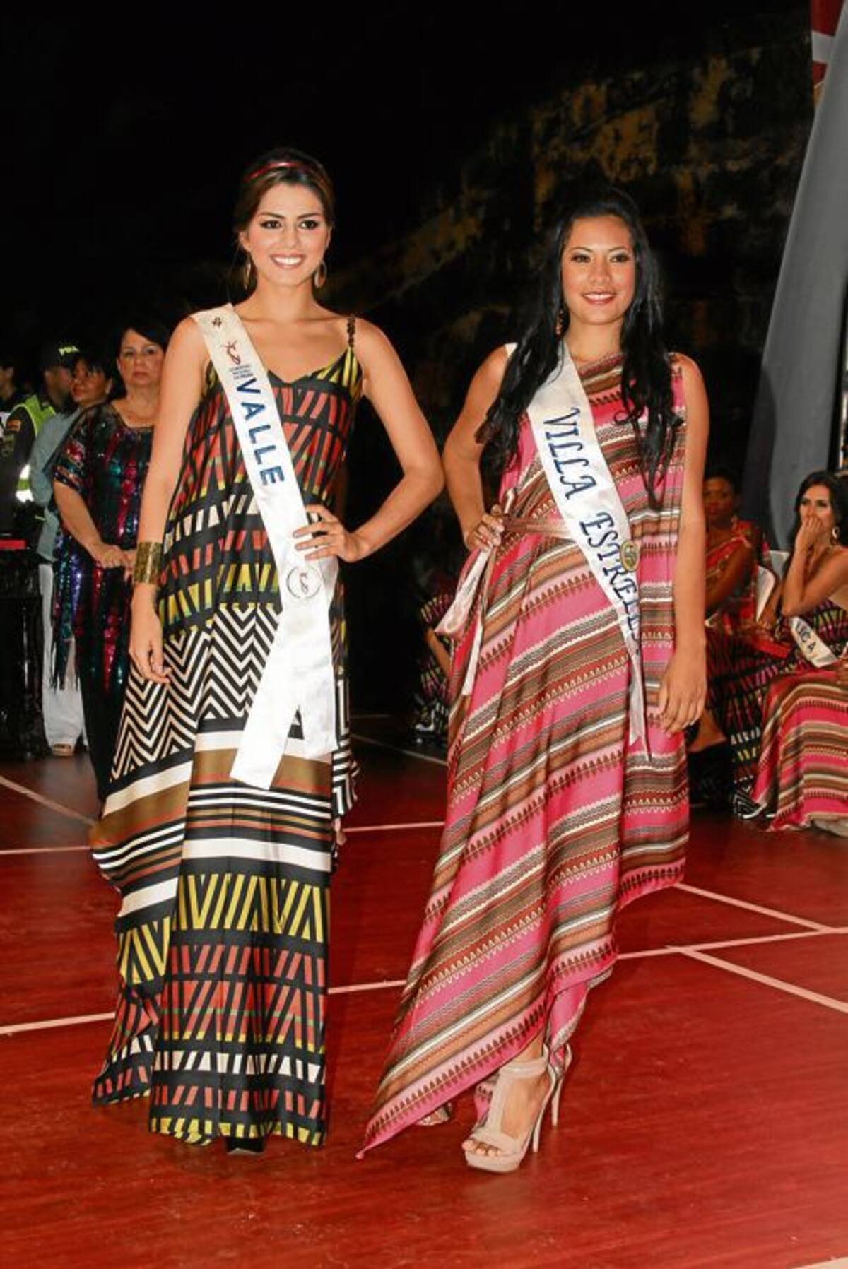 Carmen Aldana, de Valle; y Yullis Huertas, de Villa Estrella.