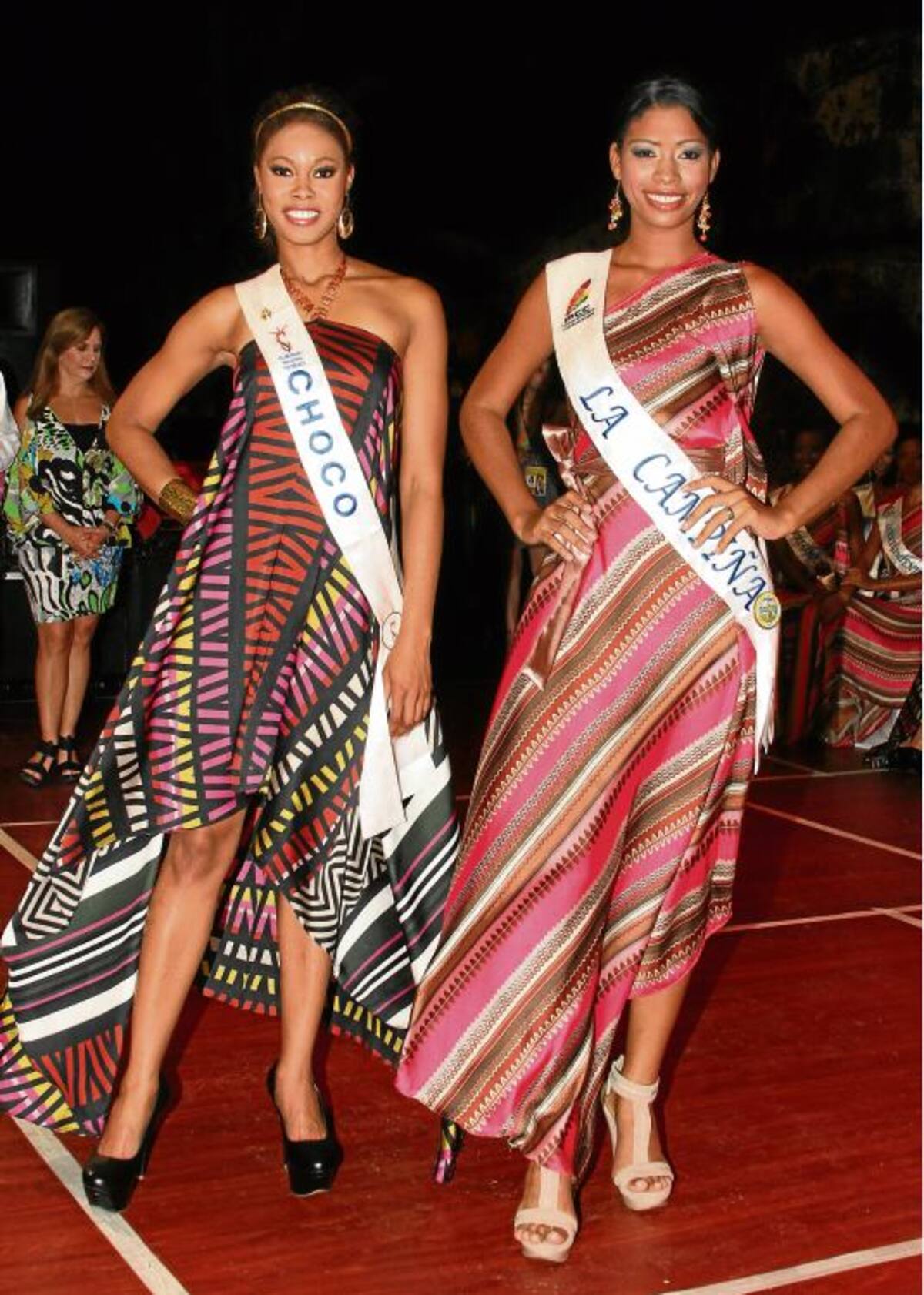 Yohana Asprilla, de Chocó; y Luisa Puerta, de La Campiña.