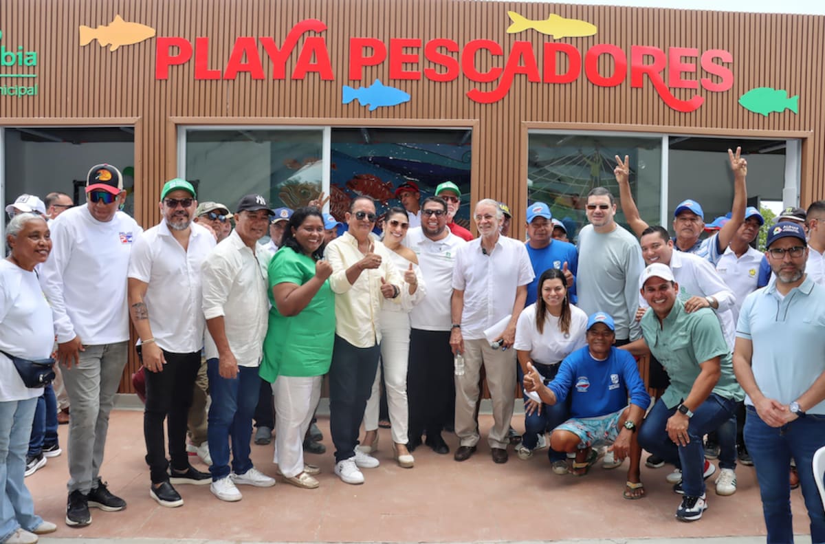 El complejo de Playa Pescadores tiene 4.000 metros cuadrados y se busca que se consolide, no sólo como un centro de operación pesquera, sino también un atractivo turístico y gastronómico del Atlántico.//Cortesía Gobernación del Atlántico.