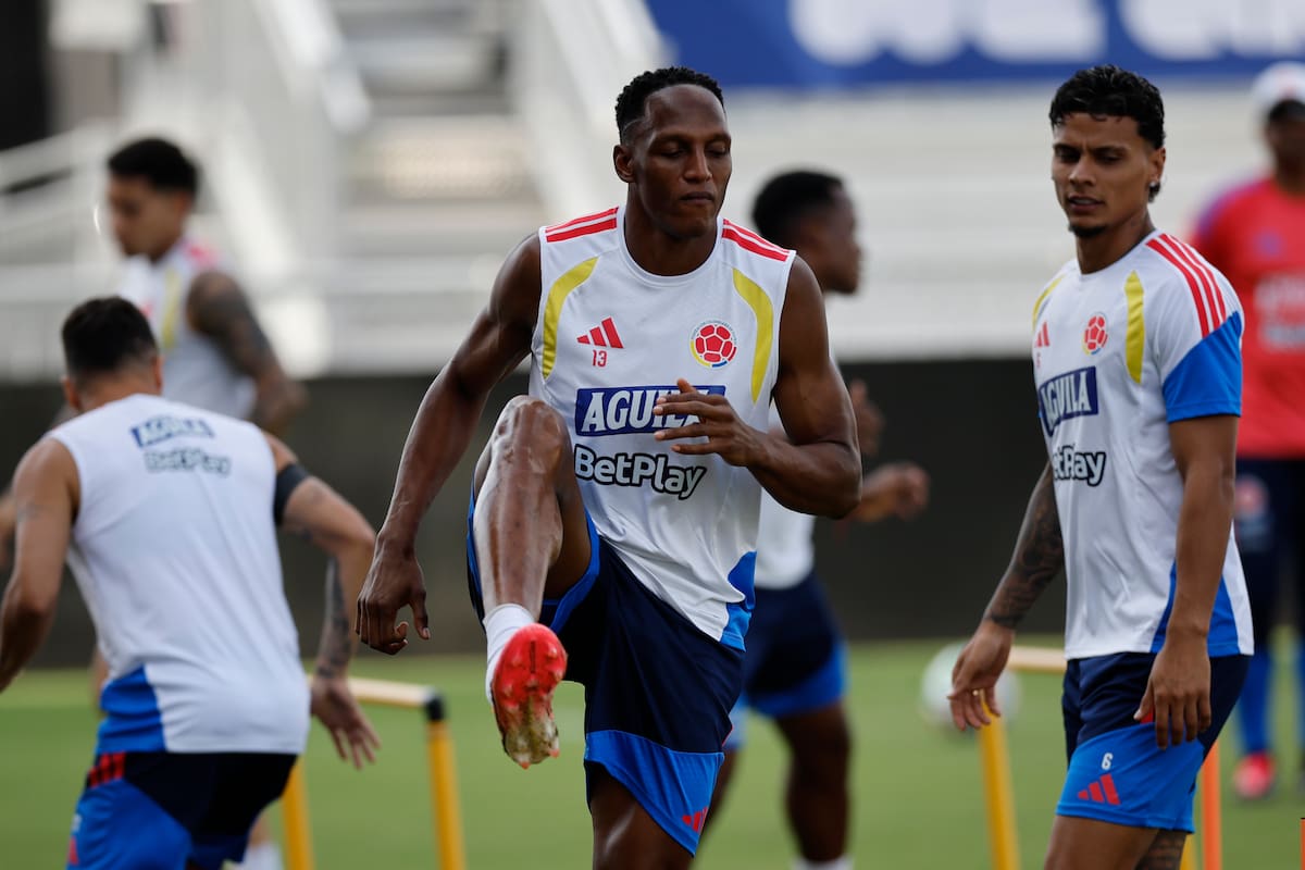Último entrenamiento de Colombia en Miami antes de partir a Kansas para enfrentar a Ghana en el Mundial. //Foto, EFE: Alberto Estévez