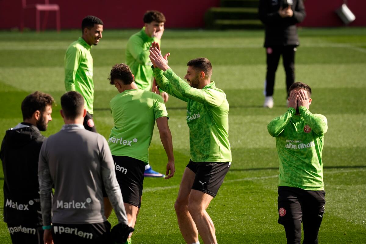 Girona busca darle la sorpresa a Barcelona. //Foto, EFE: David Borrat.