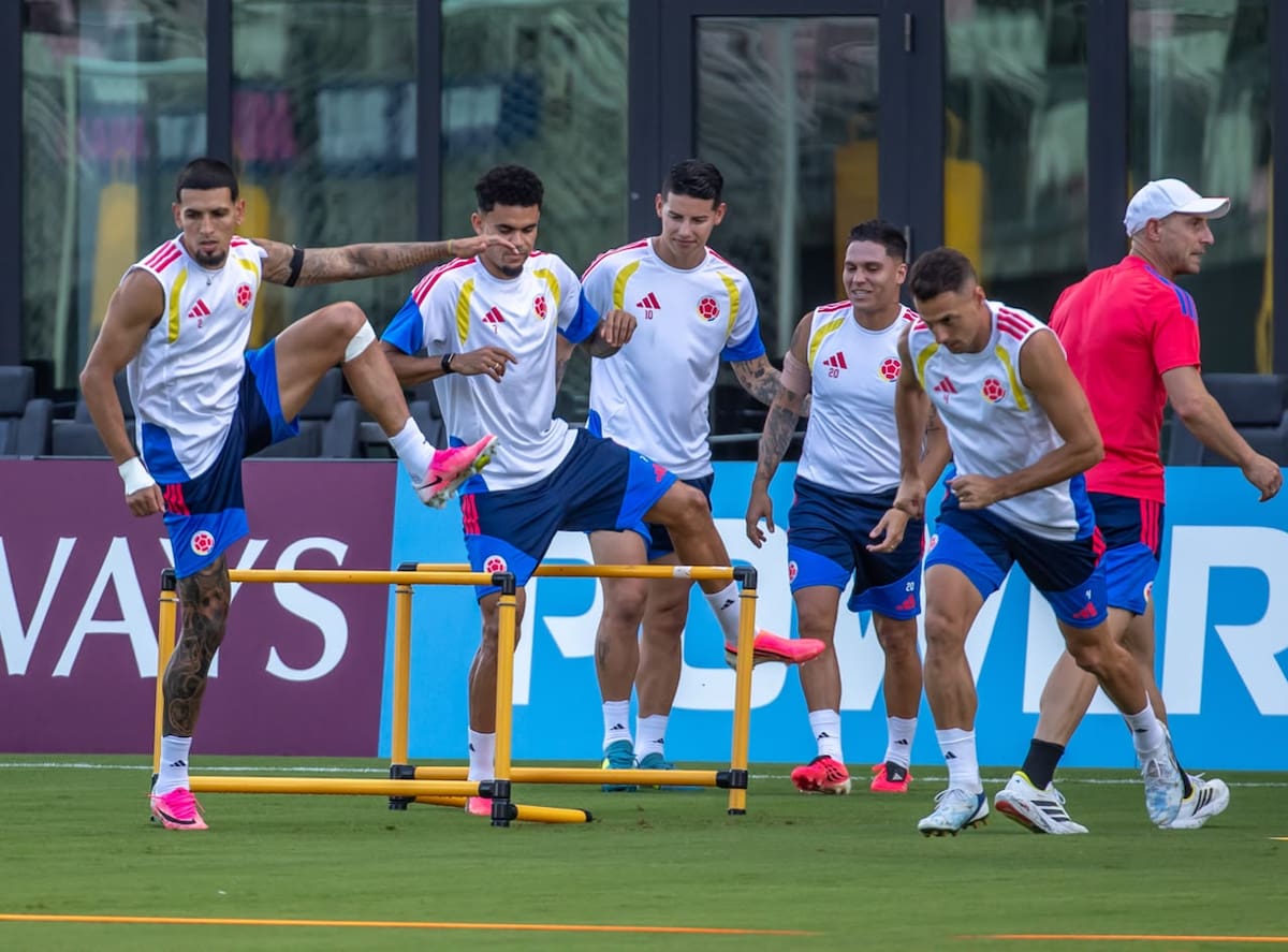 Entrenamientos de Colombia en Miami previo al partido contra Portugal en el Mundial. //Foto: Colprensa.