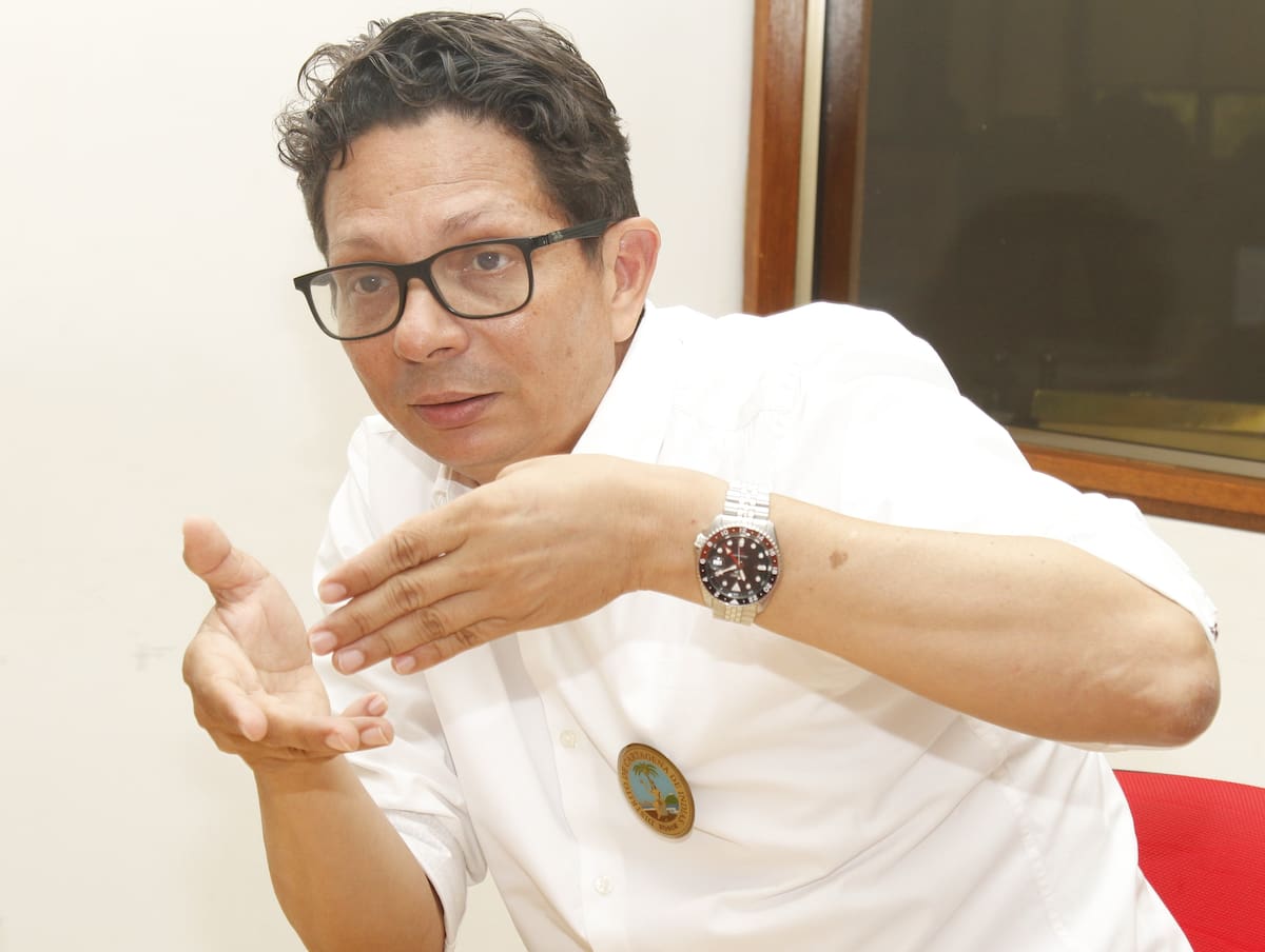 El secretario de Infraestructura del Distrito de Cartagena, Wilmer Iriarte Restrepo. // Foto: Zenia Valdelamar - El Universal
