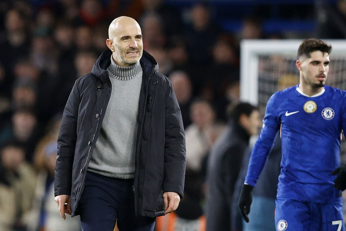 El ya exentrenador del Chelsea Enzo Maresca. //Foto, EFE: DAVID CLIFF