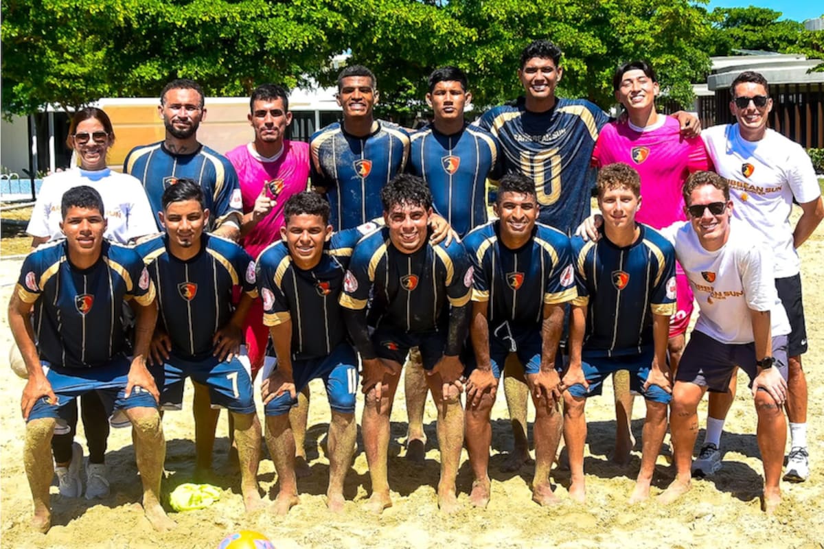 Caribbean Sun, campeón invicto de la zona Barranquilla del Prelibertadores de Fútbol Playa
