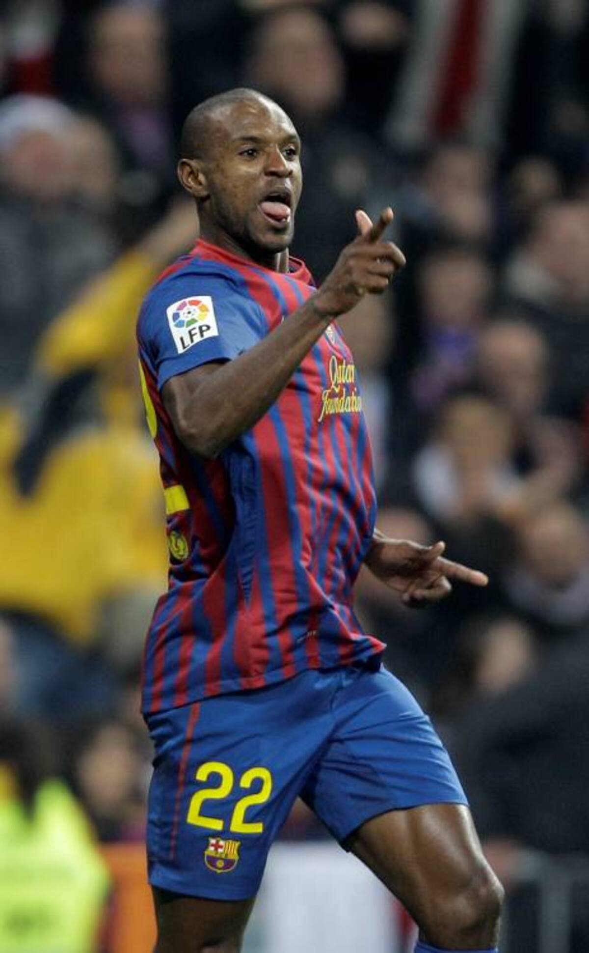 Eric Abidal. AP Paul White