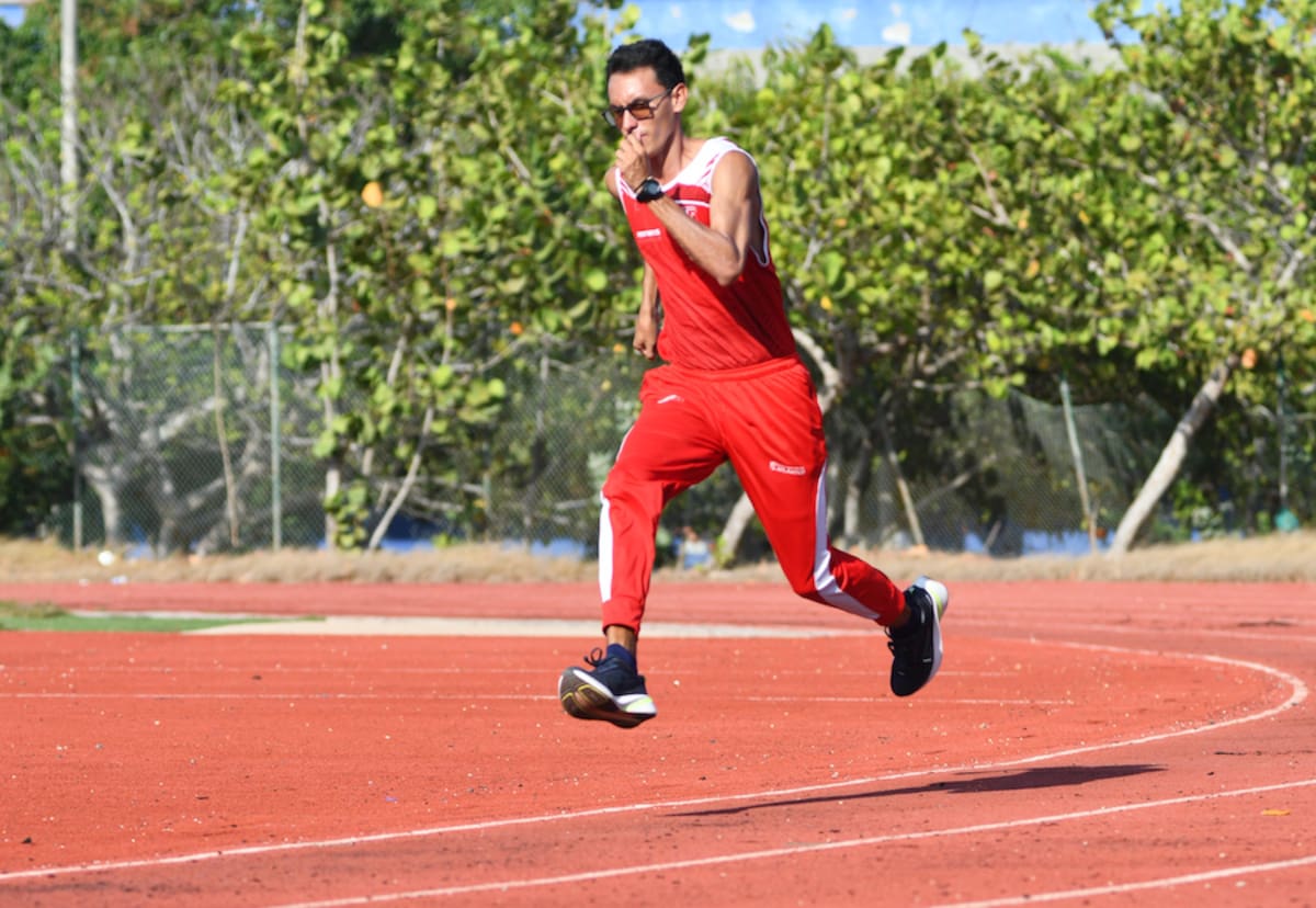 Eric Castro sueña con hacer la marca mínima y cumplir una de sus metas: participar en unos Juegos Paralímpicos://Cortesía Indeportes Atlántico.