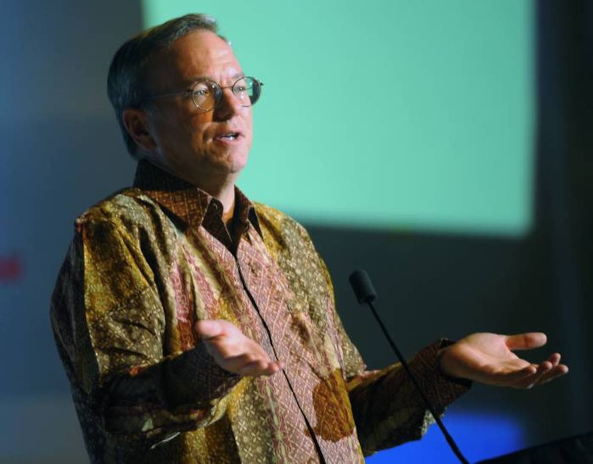 Eric Schmidt, presidente de Google AFP SONNY TUMBELAKA