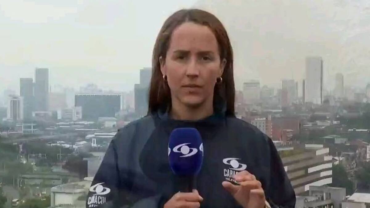 Érika Zapata, periodista de Noticias Caracol. //Foto: Redes sociales.