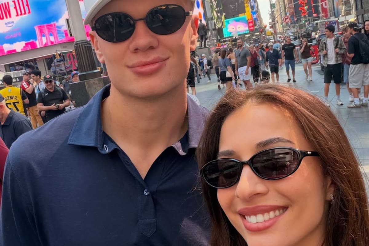 ¿Es colombiana? La novia de Erling Haaland que llama la atención en el Mundial