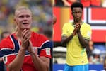 Video: el emotivo abrazo de Vinícius a Haaland tras la eliminación de Brasil del Mundial