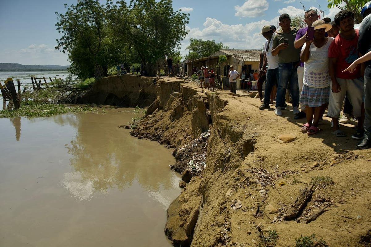 Emergencia en Calamar: erosión amenaza viviendas en Barranca Vieja