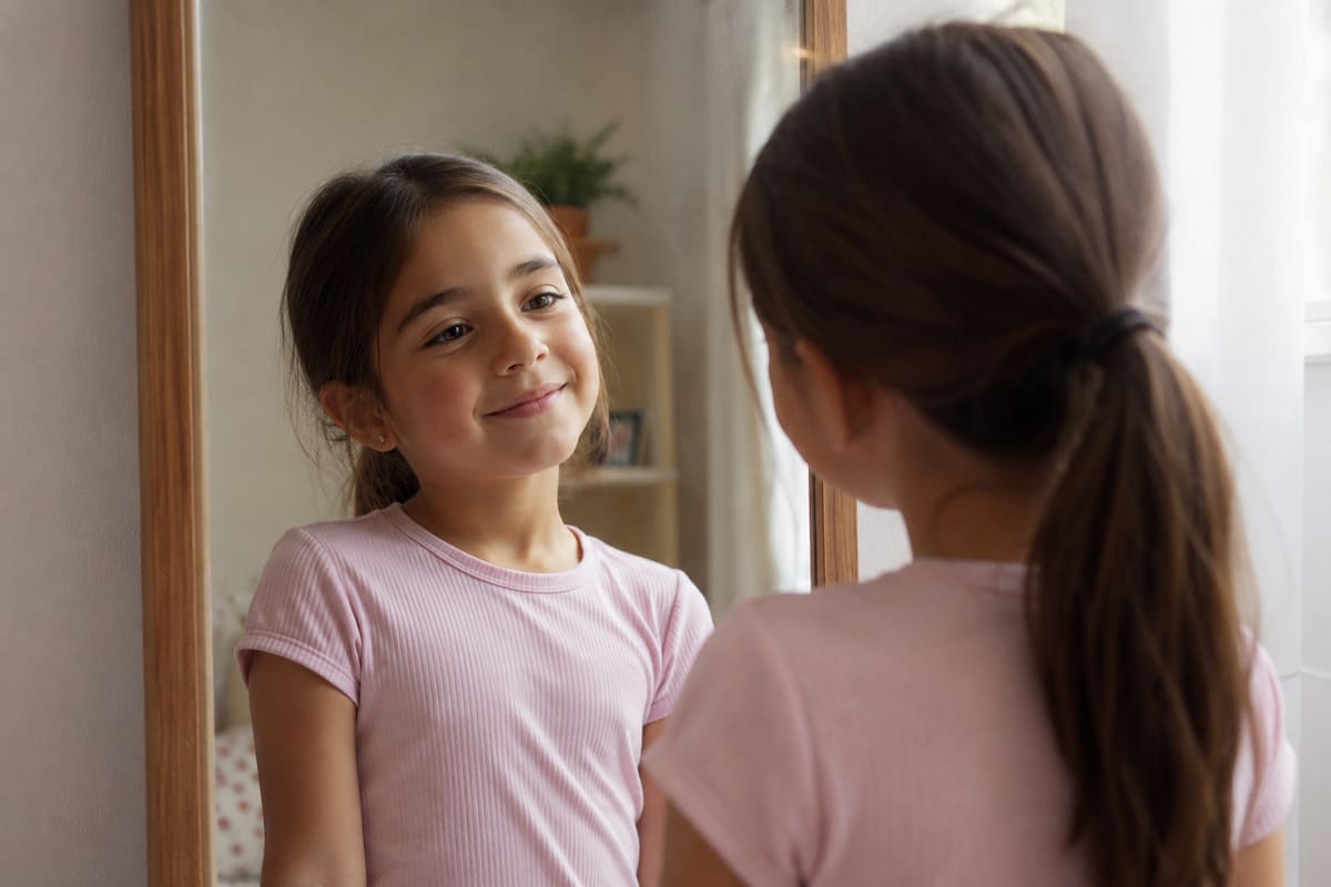 Niñas que se aman a sí mismas: el legado más importante de los padres