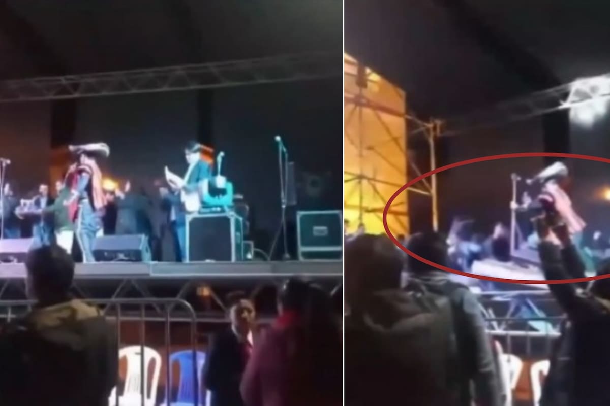 Escenario se desploma en medio de serenata escolar: hay 12 heridos