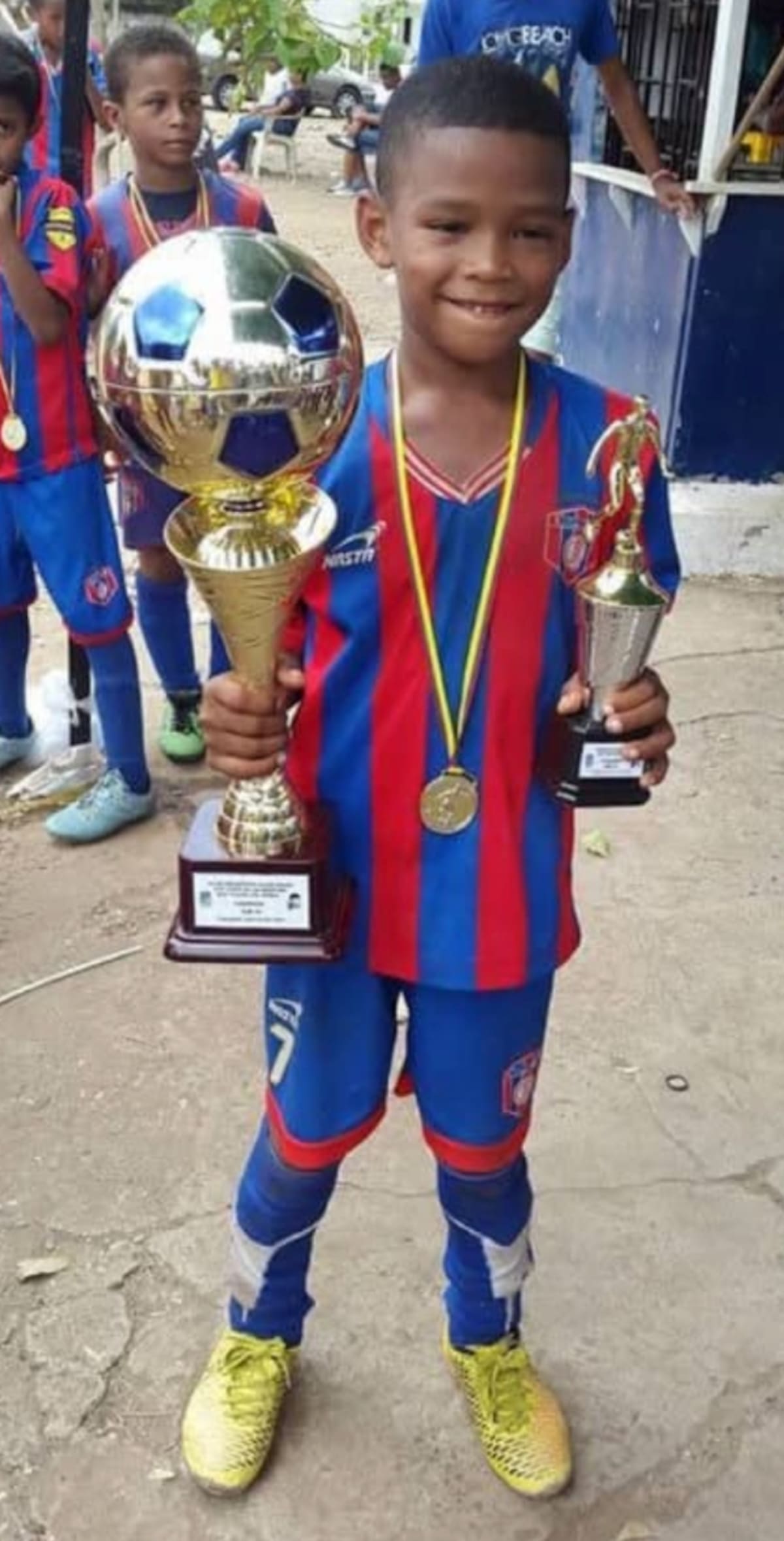 José Escorcia se formó en Unión Real. Una foto para la historia.