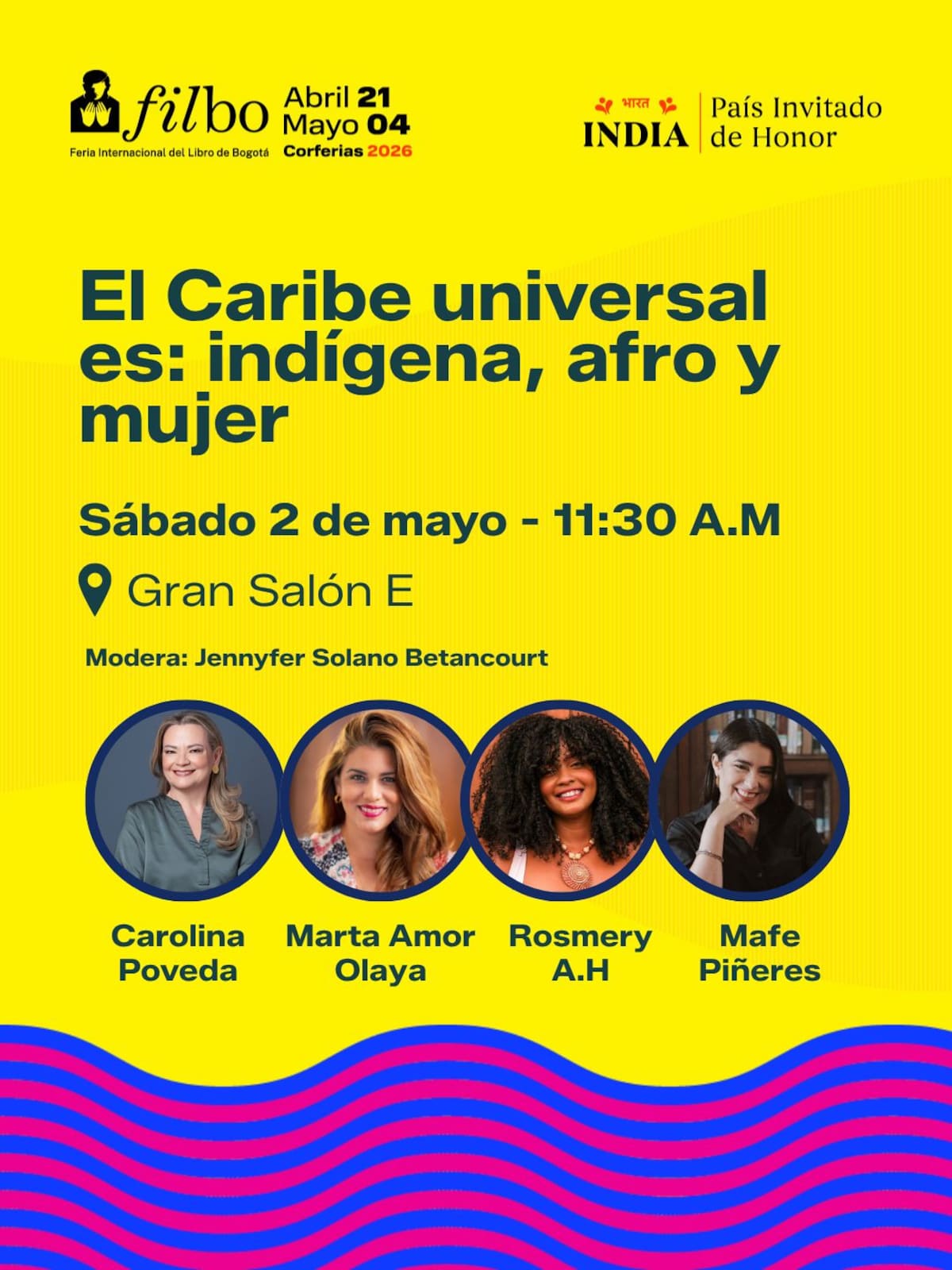 Cartageneras protagonizan el Caribe en la Filbo 2026. //Foto: Cortesía.