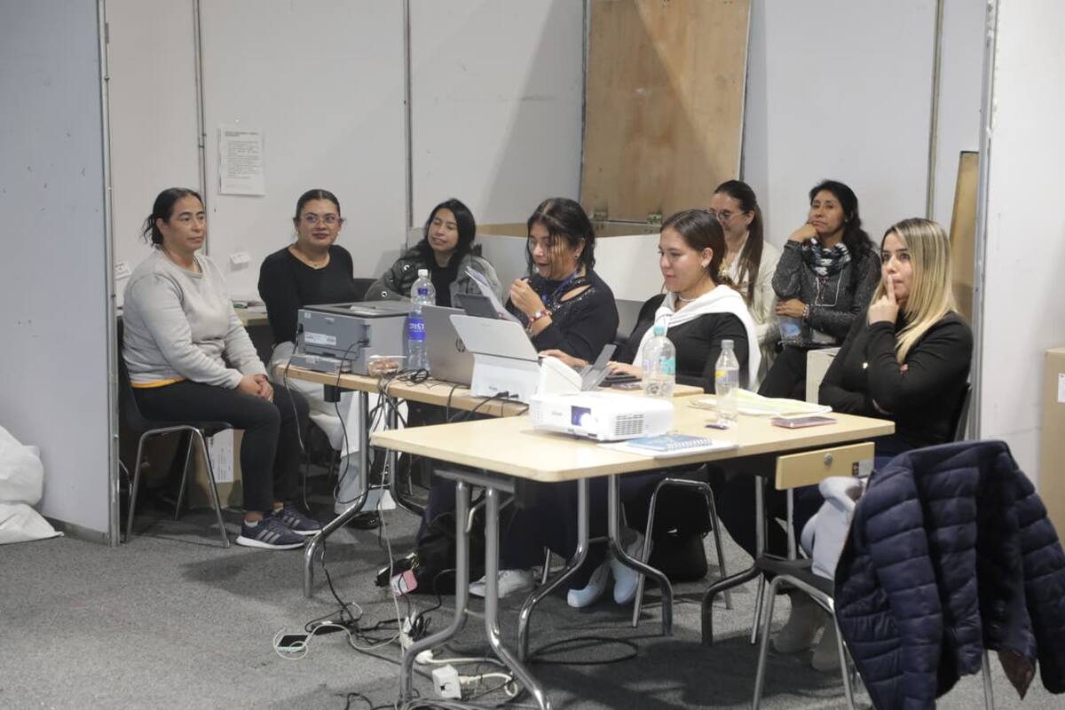 Escrutinios de la elección del Congreso 2026 que se realiza en Corferias, Bogotá. // Foto: Colprensa.