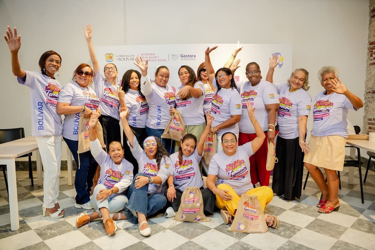 La iniciativa de la Gobernación busca fortalecer el liderazgo de las mujeres, impulsar su participación ciudadana y crear redes de apoyo para promover cambios en sus comunidades. // Foto: cortesía - Gobernación de Bolívar