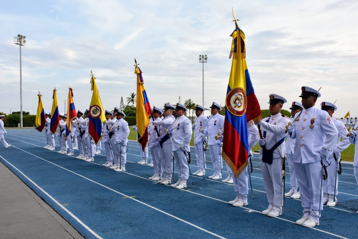 La Escuela Naval de Cadetes "Almirante Padilla" prepara a los futuros Oficiales de la Armada de Colombia y capacita a profesionales de los sectores marítimo, naval, fluvial y portuario. // Foto: Cortesía - Armada de Colombia.