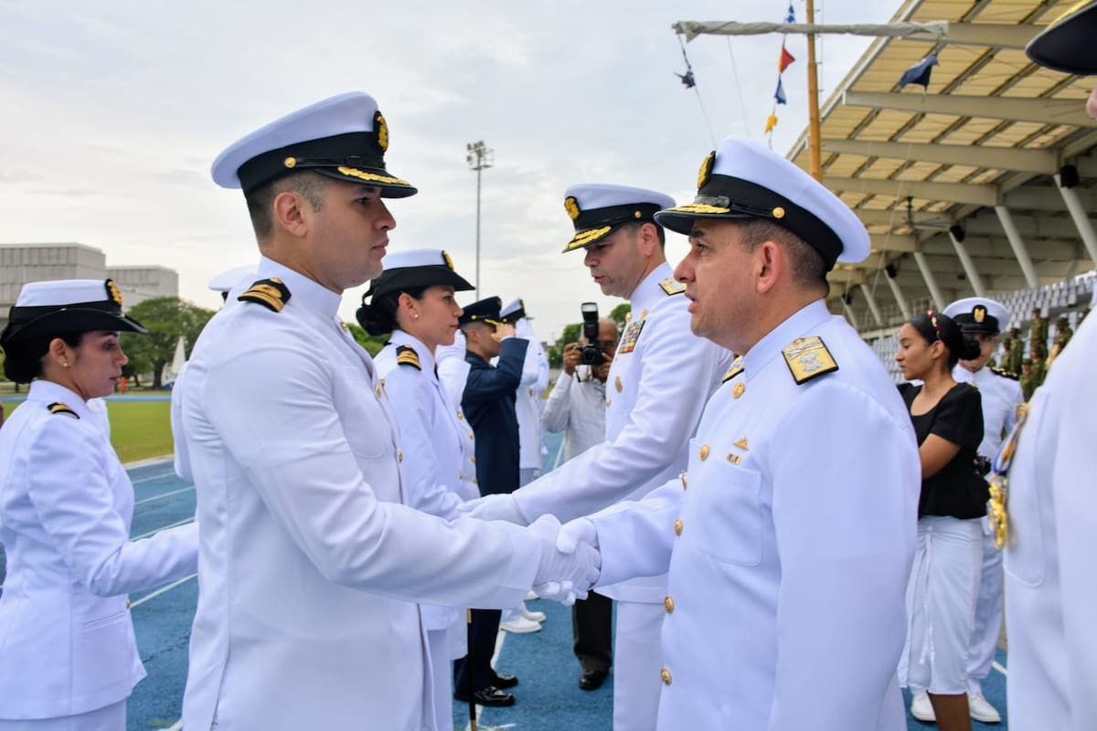 En lo corrido de 2026, la Escuela Naval de Cadetes "Almirante Padilla" ha escalafonado a 91 estudiantes como oficiales para servir en la Armada de Colombia. // Foto: Cortesía - Armada de Colombia.